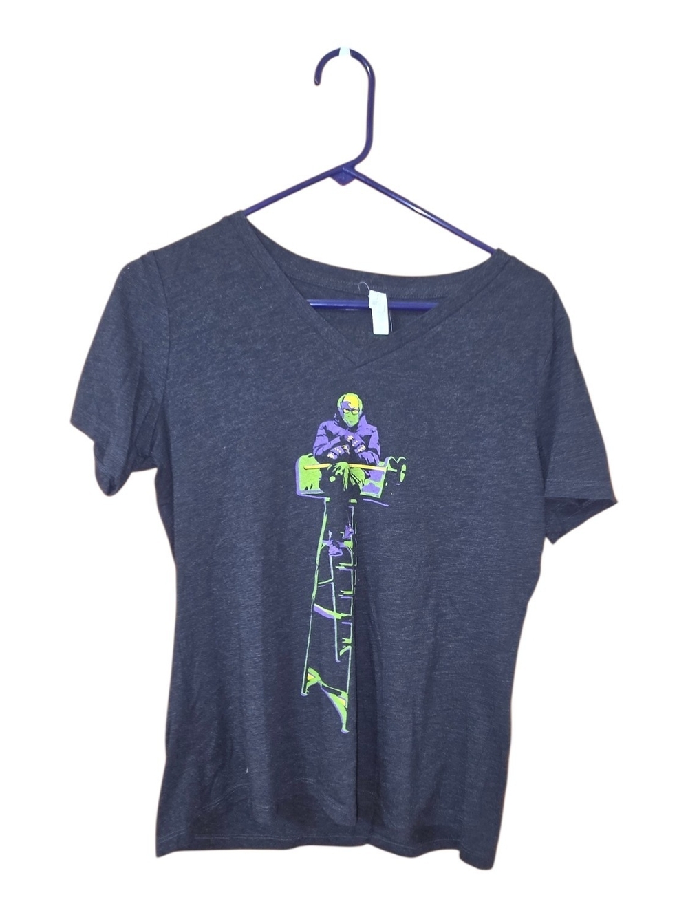 Dirty Coast Bernie Sanders Mardi Gras Throw Me Something Tee Bella Canvas M